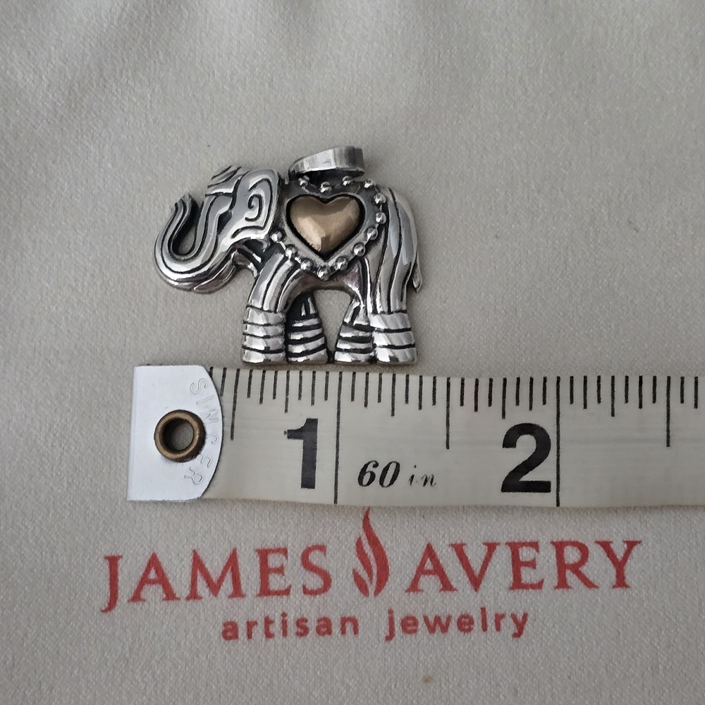 James Avery Retired Elephant Pendant - Picture 5 of 6